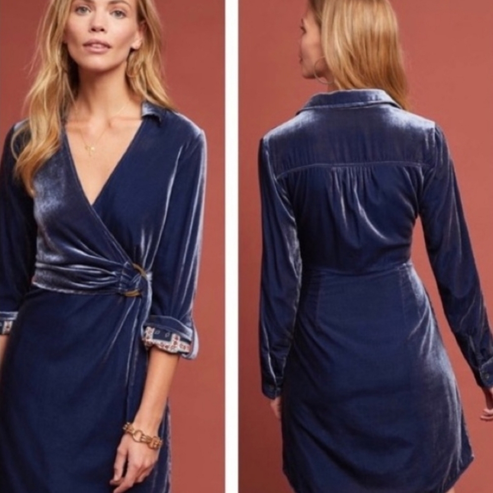 New with tags Anthropologie Velvet Dress by Maeve